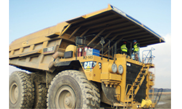 Mining emission measuring system